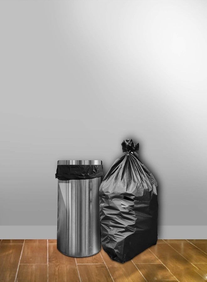PUERTO Garbage Bags, Extra Large - (29 x 39 Inches) - 10 Bags/Roll, 60 Count (Pack of 6, Black), Plastic - Image 2